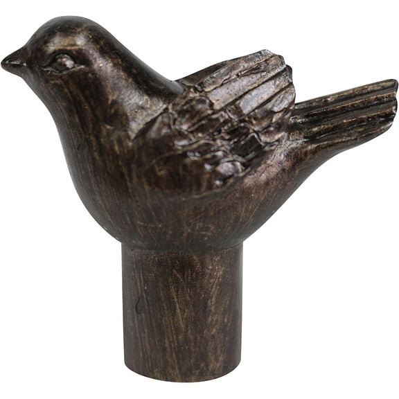 Urbanest Bird Lamp Finial – 1-3/4 Inch Tall, Antique Bronze– Decorative Lamp Shade Finial for Table & Floor Lamps- 1 Piece