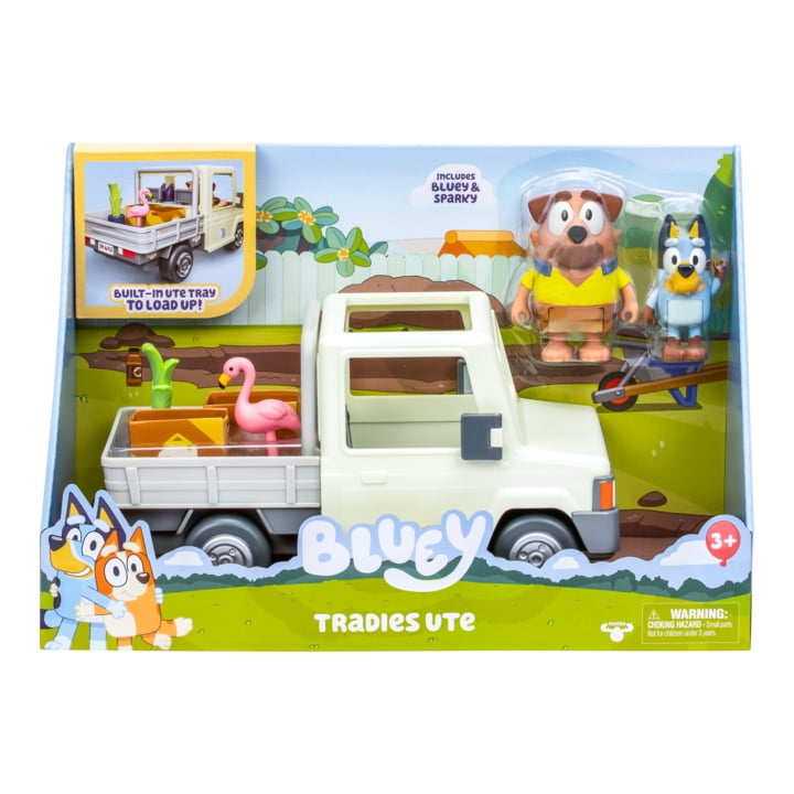 Bluey S10 Tradies Ute Vehicle with Stickers