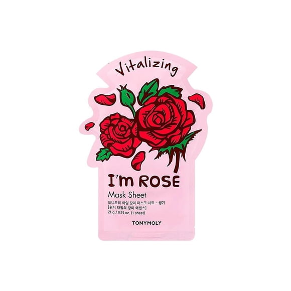 Mascarilla facial Tony Moly i'm rose vitalizante 21 g