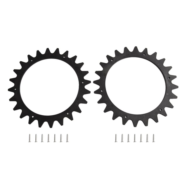 2 Pcs Traction de Tondeuse Robotisée Améliorée Roues Auxiliaires avec Pointes Robotisées pour Worx pour Landroid P/M Tondeuse Robot