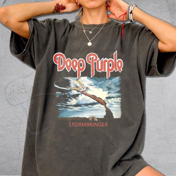 Deep Purple Rock Music T-shirt, Unisex Rocker Tee For Fan