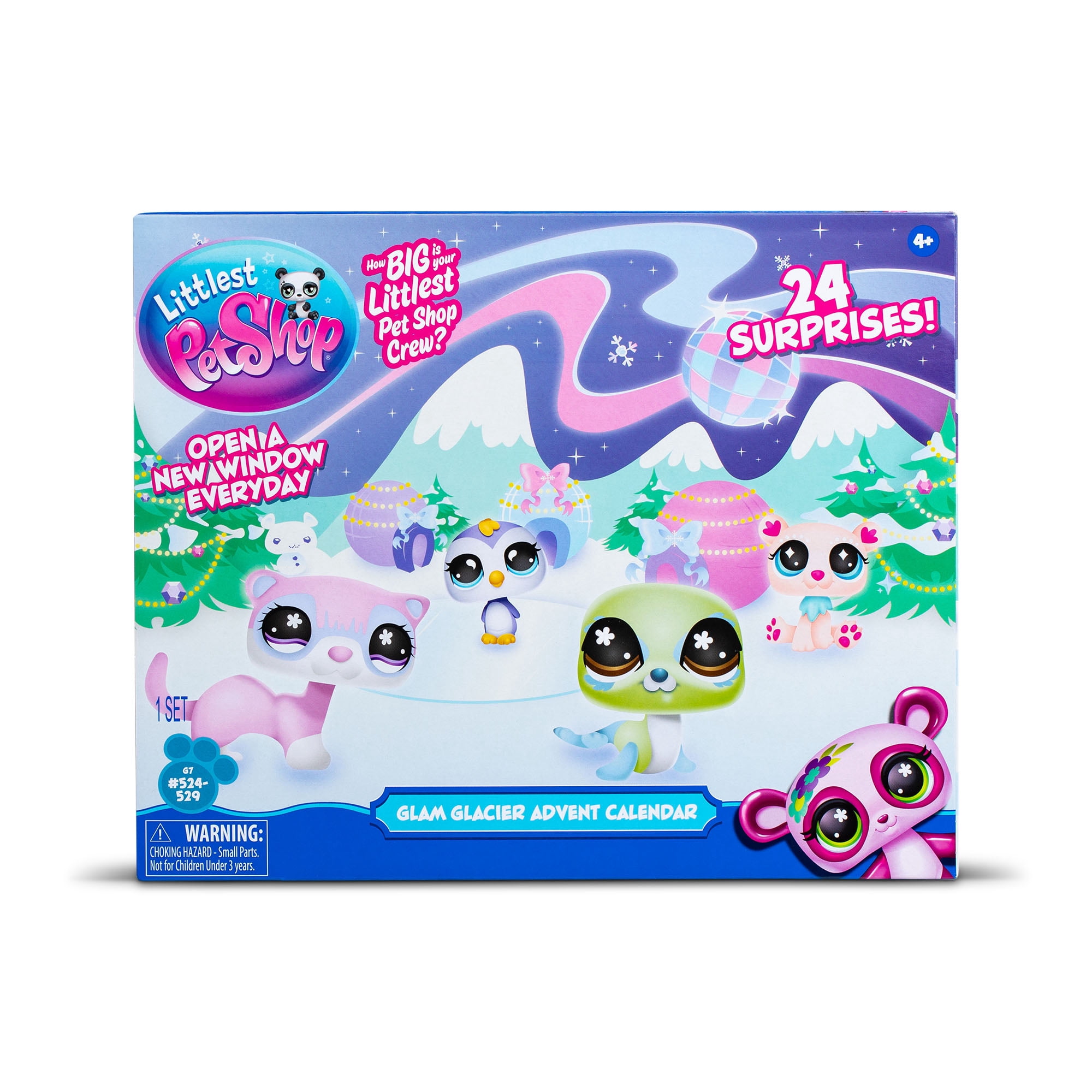 Littlest Pet Shop Glam Glacier Holiday Advent Calendar Countdown to Christmas for Kids