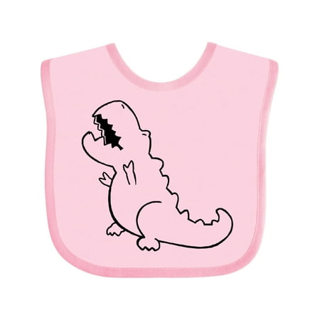 

Inktastic Pocket Dino Baby Tyrannosaurus Gift Baby Boy or Baby Girl Bib