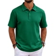 thumbnail image 3 of Mfakffe Polo Shirts for Men Casual Short Sleeve Collared Golf T Shirts, 3 of 5