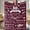 Burgundy, variant on 30th Birthday Gifts for Women, 30th Birthday Gifts for Her, 30 Year Old Birthday Gifts for Women, Happy 30th Blanket 30th Birthday Decorations for Women, Gift for 30th Birthday Women Blanket