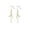 B-18K Gold, variant on Solid 925 Sterling Silver Bow Dangle Earrings Drops for Women Teens Ribbon Drop Earrings Bow Dangle