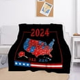 Trump 2024 Red and Blue States Map 2024 Election Results Blankets