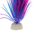 thumbnail image 5 of Unique Bargains 2 Pcs Aquarium Plants Decorations Artificial Aquatic Plant Purple 5.12", 5 of 7