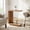 Walnut Brown, variant on 23.6"X11.8"X25.6" C-Shaped End Table Wood Side Table 2 Open Shelves MDF Nightstand For Small Spaces Bedroom Living Room (Walnut Brown)