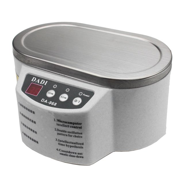 Limpiadora ultrasónica Yuyangstore 600 ml 30W 50W para Relojes dentaduras postizas peines herramientas