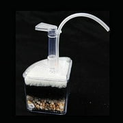 Aquapapa Corner Filter Bio Sponge Ceramic Air Pump Driven for Fry Shrimp Nano Fish Tank Aquarium XY-2008 (Ship from CA USA)
