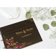 thumbnail image 5 of Darling Souvenir Personalized Engraved Laser Cut Wedding Guest Book Wooden Cover Sign-in Book Registry Guestbook Scrapbook-9G, 5 of 7