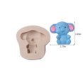 thumbnail image 3 of Molde de silicona de animales de dibujos animados para bodas, festivales, vacaciones, hogar, Hotel, molde de pastel de gelatina, herramienta de Herramientas y accesorios para hornear Rosa Tipo 2 Kearding HA081655-03, 3 of 6