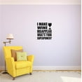 thumbnail image 1 of Custom Decals I Make Wine Disappear. What's Your Superpower? Wall Art Size: 20 X 40 Inches Color: Black, 1 of 1