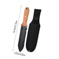 thumbnail image 2 of Portable Outdoor Multi-Function Hand Trowel with Serrated Edge, Depth Scale & Pruning Notch for Gardening, Camping, Hiking, and Survival Tasks, 2 of 5