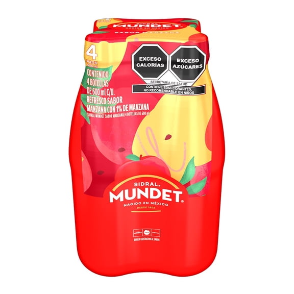 Refresco Sidral Mundet sabor manzana de 600 ml