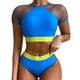 thumbnail image 1 of Nuevo traje de baño de malla con vendaje, bikini sexy de cintura alta, 1 of 7