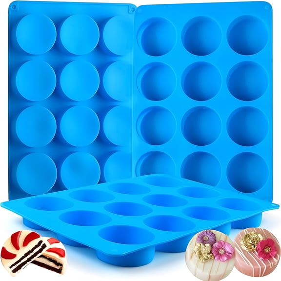 ACDANC Square Silicone Candy Molds - Mini Silicone Molds for Hard Candy,Chocolate,Gummy,Caramel,Ganache,Ice Cubes (2)