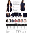 thumbnail image 5 of Women's  Basic Casual Solid Short Sleeve Open Front Cardigan (S-3X), 5 of 5