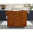 thumbnail image 2 of Homestyles Create-a-Cart Solid Wood Kitchen Cart in Cherry with Oak Top, 2 of 6