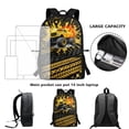 thumbnail image 6 of Uourmeti Monster Truck Spacious Interior School Bag for Shopping Outdoor, Practical Smooth Zippers School Backpack Personalized Student Bookbag, 6 of 6