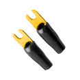thumbnail image 3 of XScorpion 8 Gauge Barrier Spade Terminals #10 Stud, Black, 10pcs per Pack – Heavy Duty Crimp Fork Connectors for Automotive & Electrical Wiring (BS8B), 3 of 5