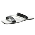 thumbnail image 2 of Sandalias planas para mujer, zapatos de verano para la playa, informales, sin cordones, transpirables, estilo romano, correas, pantuflas Wmkox8yii ytu1123, 2 of 9