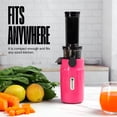 thumbnail image 6 of Ventray Essential Ginnie 60 W 0.5 L 1-Speed Masticating Juicer, Pink (1 Count), 6 of 11