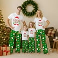 thumbnail image 5 of Family Christmas Pajamas Set Short Sleeve - Matching Holiday Santa Gingerbread Printed PJs , Man M, 5 of 7