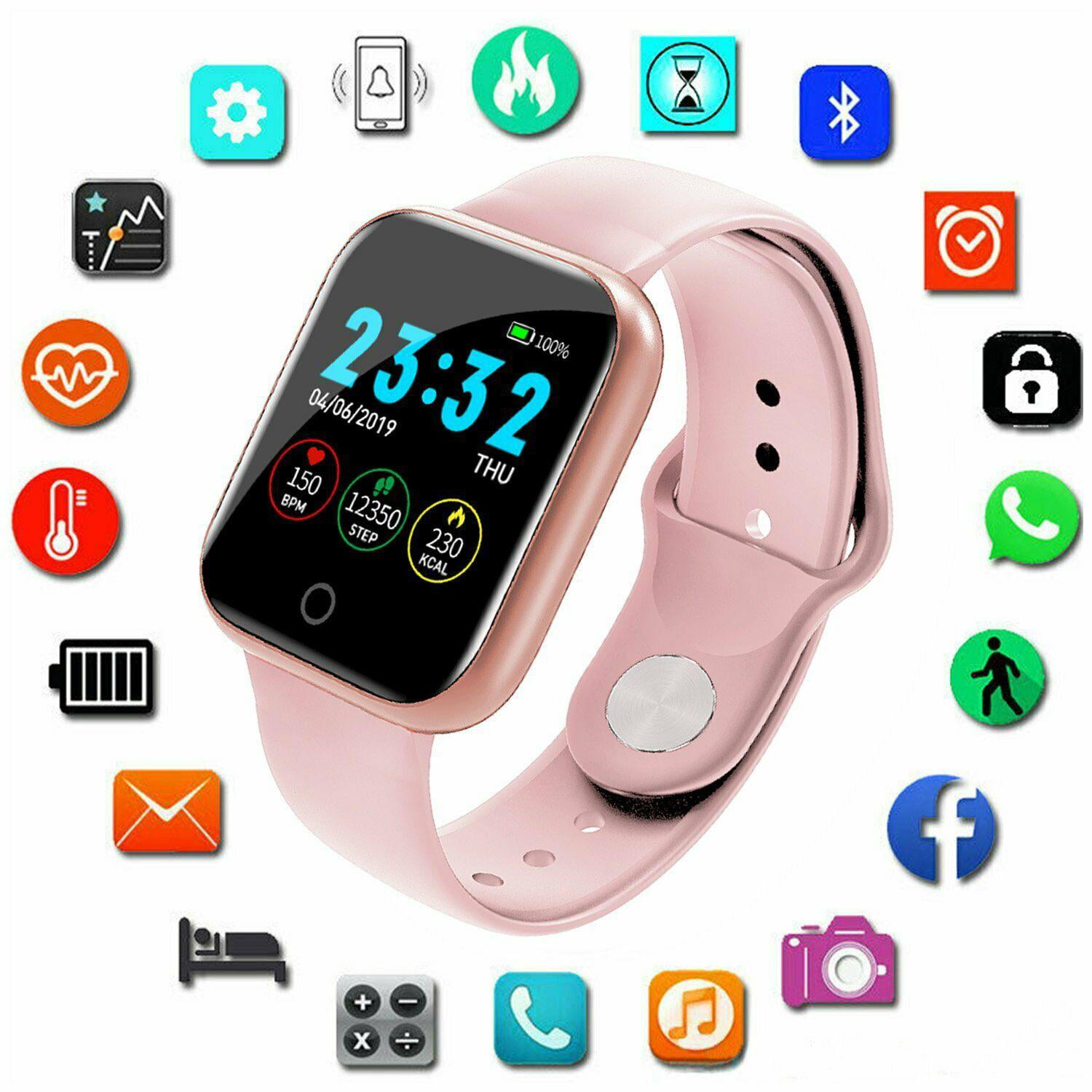 Defecte serveerster Remmen Smart Watch Activity Tracker Women Men Kids Fitbit Android iOS Heart Rate  Fitness Health Tracker Waterproof Smartwatch for Android and iPhone -  Walmart.com