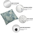 thumbnail image 4 of Wuche Nautical CoastalThrow Pillow CoversSummer Ocean Themed Seashell Coral Starfish Pillow Cases Set of 2 Soft Cotton Square Cushion Covers for Home Couch Sofa Patio Bedroom Multiple specifications, 4 of 6