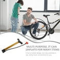 thumbnail image 4 of Yellow Bike Tire Pump with High Pressure for Daily Bike Use Compact Lightweight Plastic and Alloy 6.5 Inch, 4 of 8