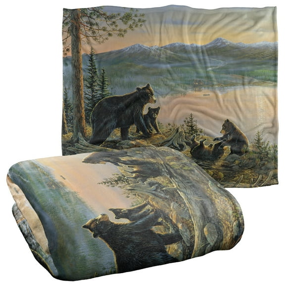 Wild Wings Serenity at Twilight 2 Officially Licensed Silky Touch Super Soft Throw Blanket 50' x 60'