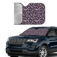 thumbnail image 2 of Yiaed Flower Print Car Windshield Sunshade Front Auto Car Front Window Sun Shade Foldable Sun Visor Shield Cover Auto Accessories for Sedan SUV Truck-Small, 2 of 5