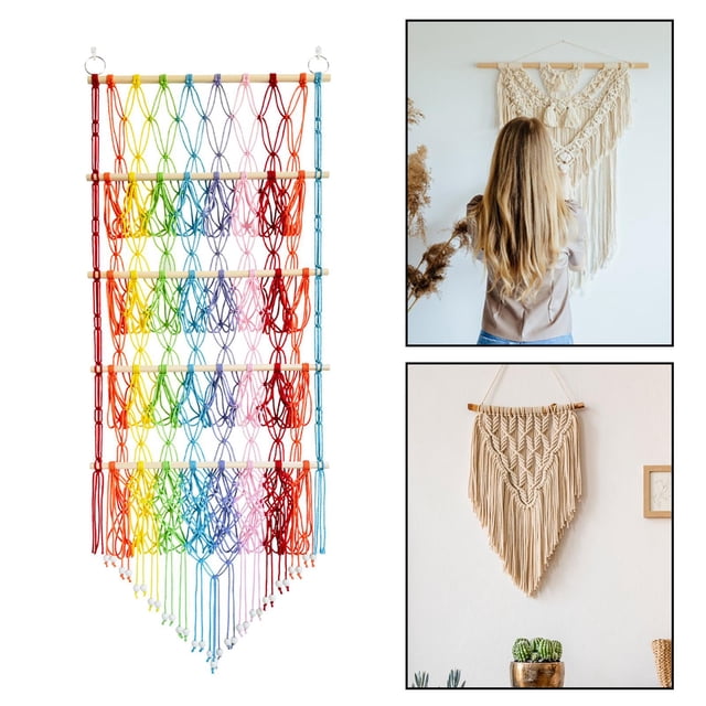 Hanging Organizer Toy Storage Stuffed Animal Net Hammock for Kids Room Colorful