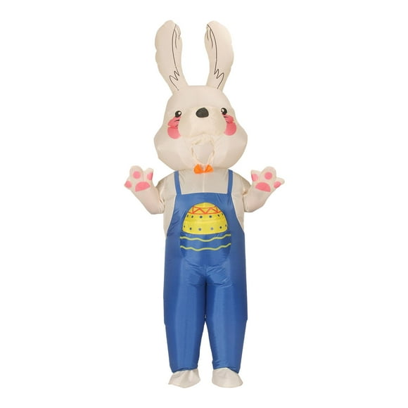 Disfraz Inflable De Conejito De Pascua Disfraz Inflable Lindo De Conejo De Primavera De Pascua