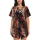thumbnail image 1 of Balery Red Panda Autumn Branches Conjunto de Pijama para Mujer con Estampado, Dos Piezas de Manga Corta y Shorts, Ropa de Dormir Suave con Cuello Redondo y Bolsillos-XX-Large, 1 of 6