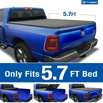 Tyger Auto T3 Soft Tri-Fold Truck Bed Tonneau Cover for 2019-2022 Ram 1500 New Body Style | 5'7" Bed (67") | Not for Classic | Does Not Fit with Multi-Function (Split) Tailgate or RamBox | TG-BC3D1044