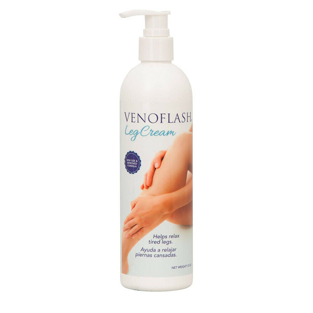 Venoflash Leg Cream. Improves Circulation & Heals Varicose Veins. 12 Oz