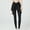 Black, variant on Plus Size Yoga Pants for Women Fake Two-piece High Waist Lace-up Pocket Quick Dry Tight Buttock Lifting Yoga Running Pants