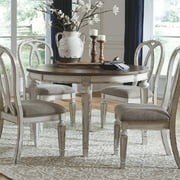 Signature Design by Ashley Realyn 72 Oval Extendable Dining Table in White