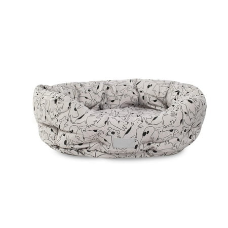 Fringe Studio Lit pour Animaux, Taches de Chien Câlin Rondes, 29 x 24 x 9 (215003), Moyen
