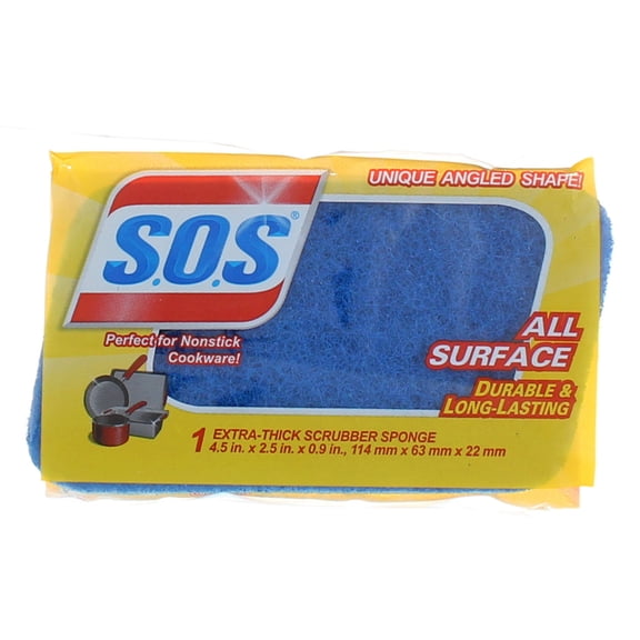 S.O.S. All Surface Scrubber Sponge (2 Pack)