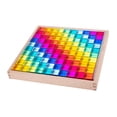 thumbnail image 2 of Milaget Acrylic Cubes Blocks Set Stacking Blocks Toys for Preschool Party 3  Year Old 100pcs, 2 of 9
