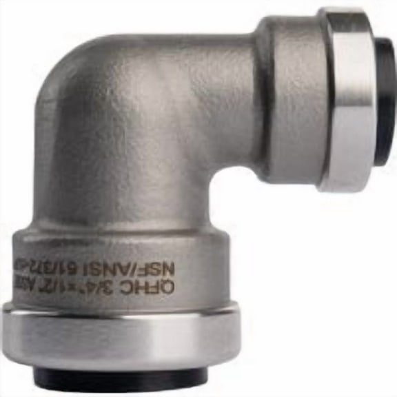 QuickFitting 3/4" Pf X 1/2" Pf Elbow SS843R