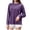 Purple, variant on Womens Oversized Vintage Acid Wash Tshirts Loose Fit Long Sleeve Shirts Solid Color Basic Tee Casual Streetwear Workout Sweatshirt for Fall Winter