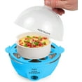 thumbnail image 6 of Nostalgia MyMini 7-Egg Electric Egg Cooker, Blue - Detachable Parts, Alarm Timer, 6 of 7