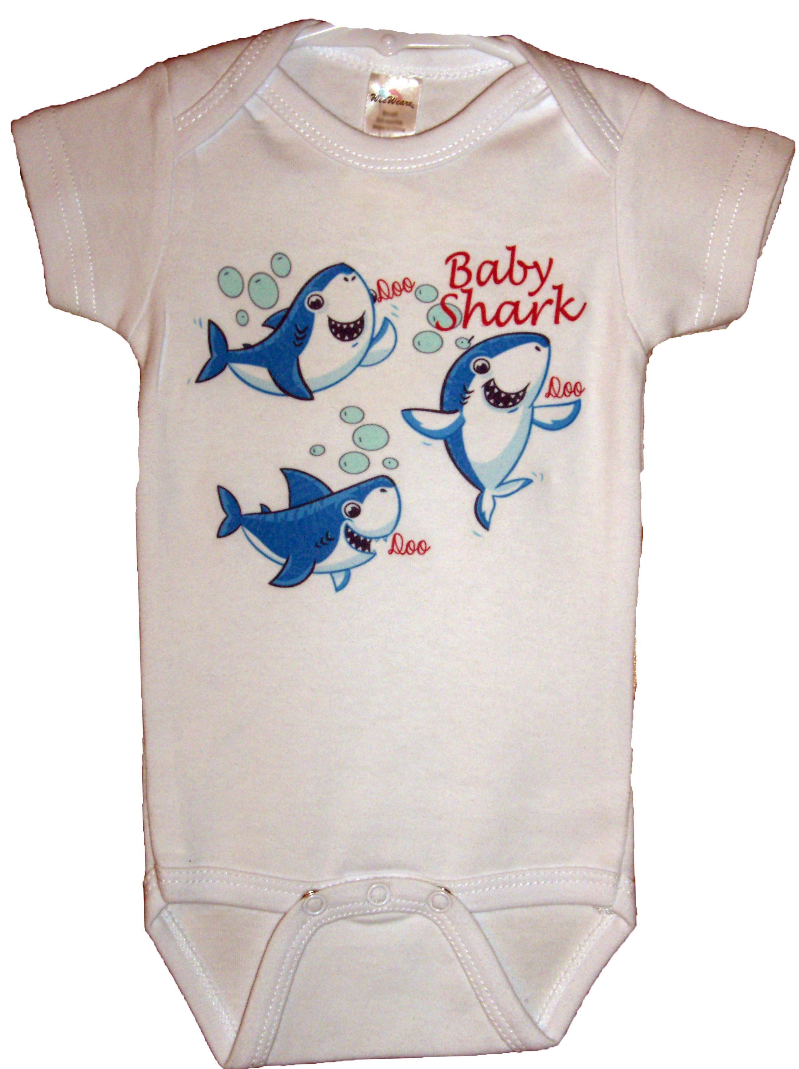 shark romper baby