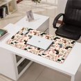 thumbnail image 3 of Long Mouse Pads for Desk,Dachshund and Flower Desk Mats on Top Of Desks, Desk Mouse Pad Extra Large with 3mm Non-Slip Base and Stitched Edge for Gaming,Office,Work,Home 31.5"x15.7", 3 of 6