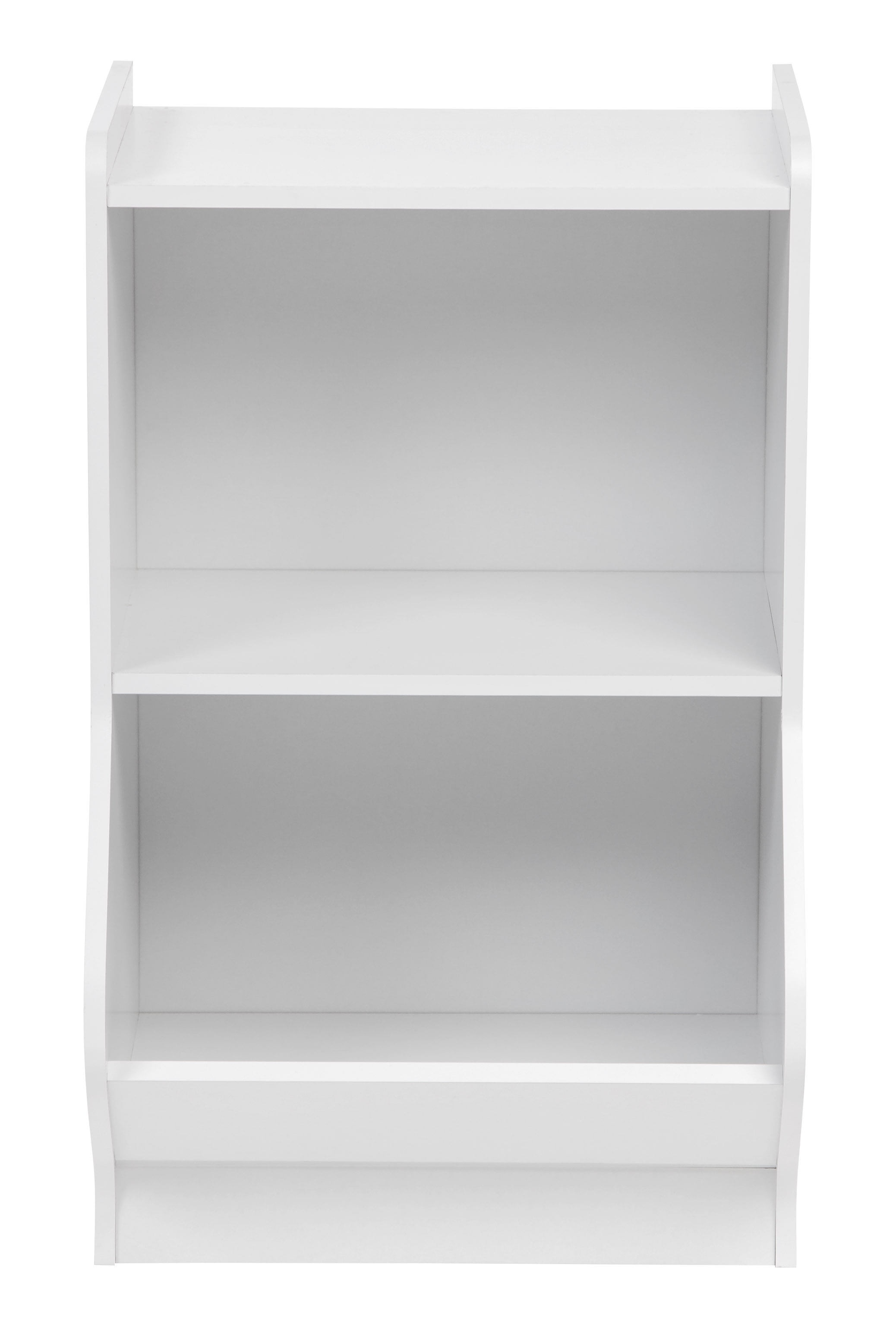 IRIS White 2-Tier Storage Organizer Shelf with Footboard 596032